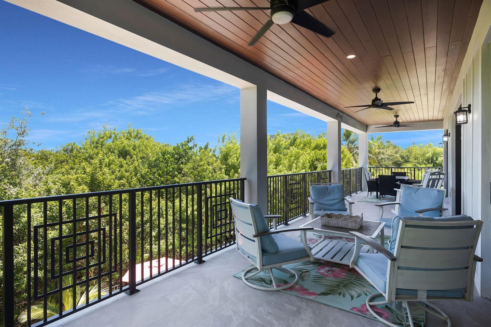 2ND FLOOR FULL LENGTH BALCONY OVERLOOKIN