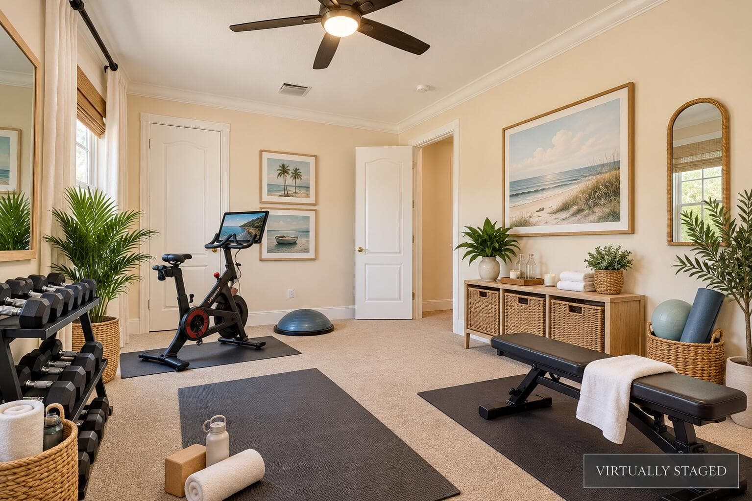 5th bdrm as Home Gym