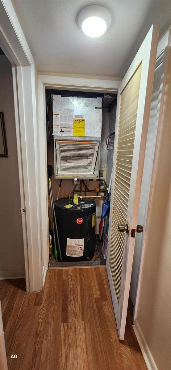 A/C and Hot Water Heater closet