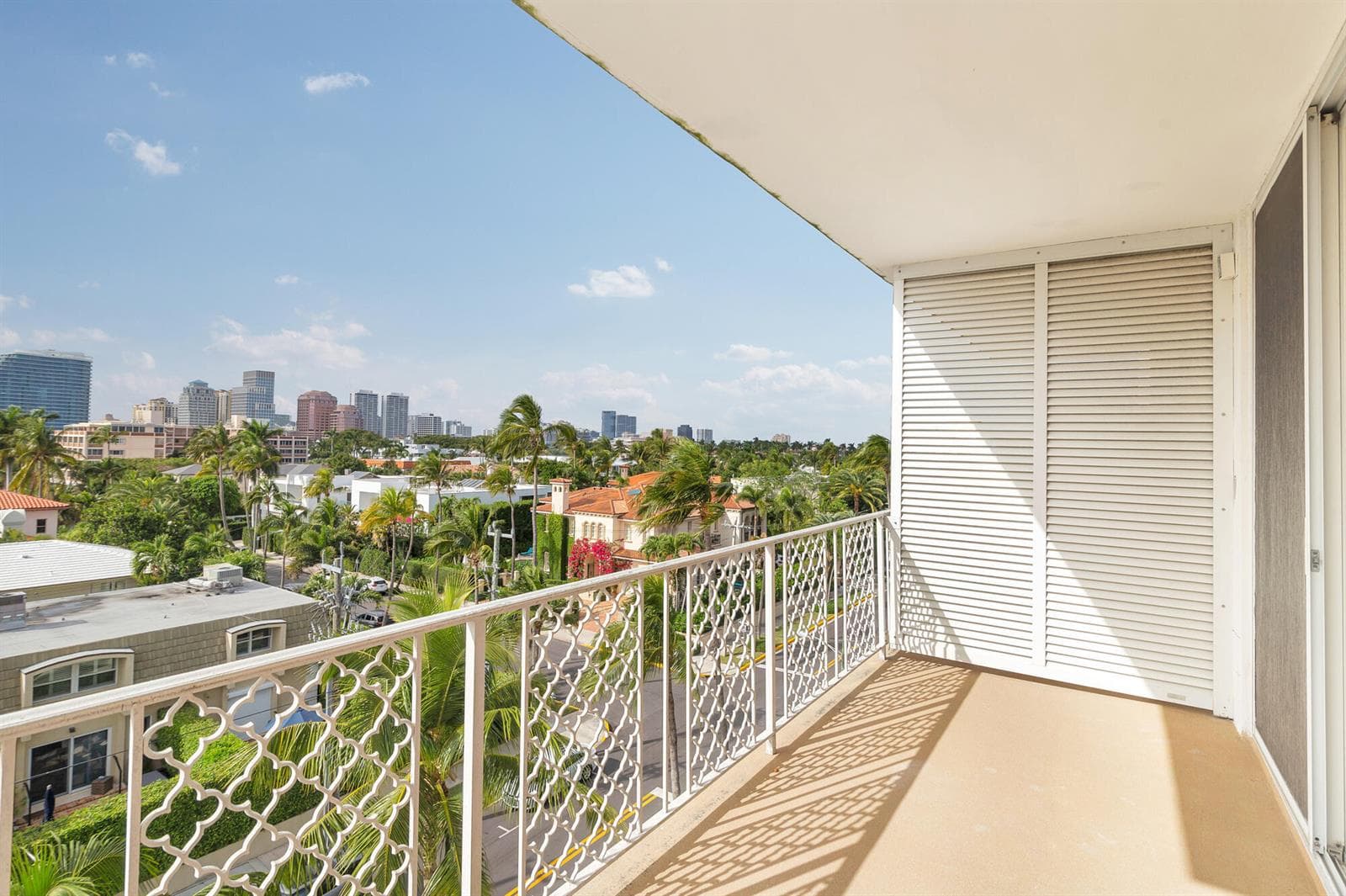 354 Chilean Ave 6C View with WPB Skyline