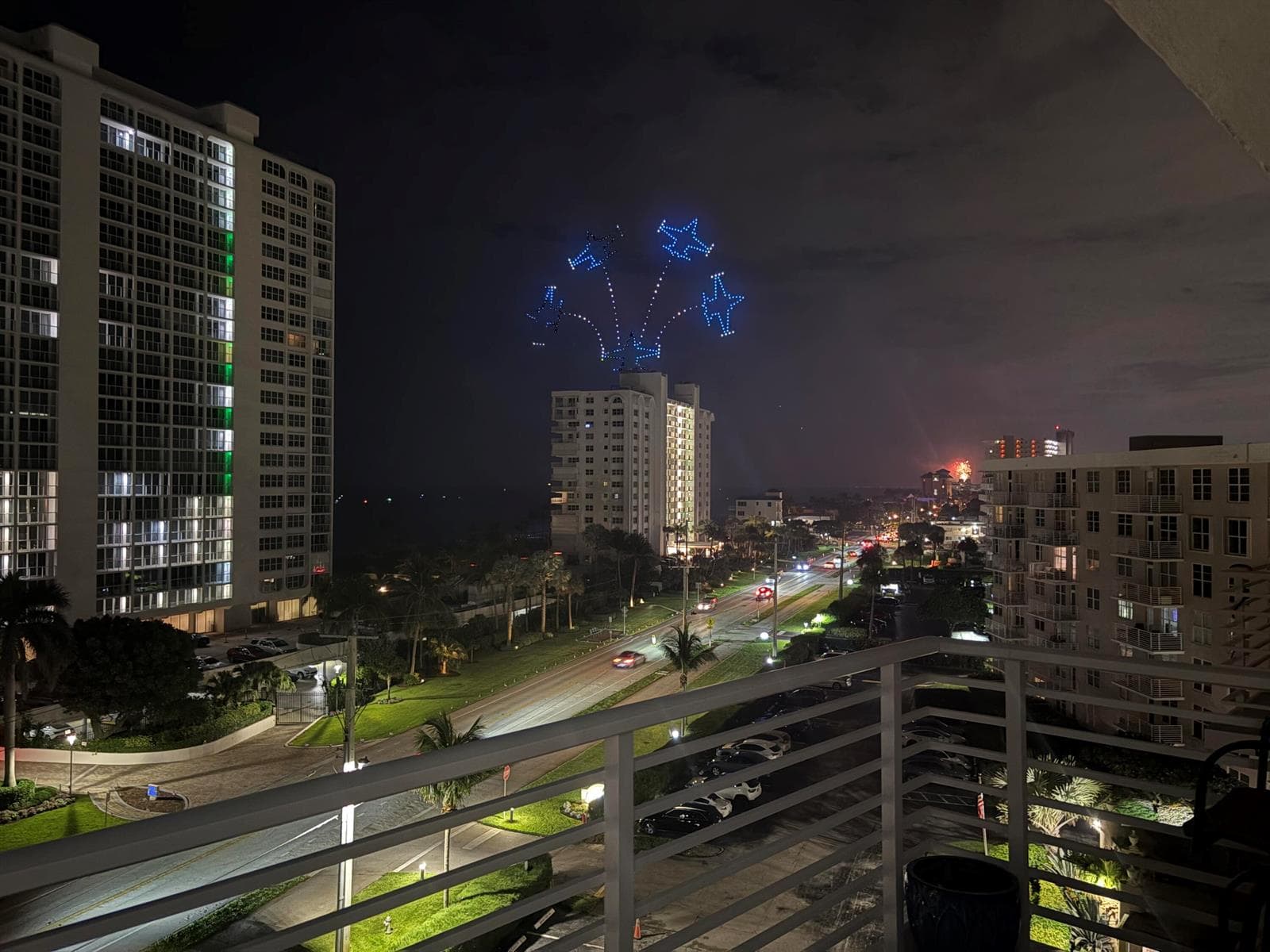 Fireworks at the Pier