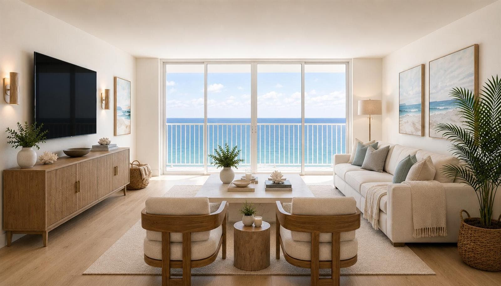 Staged Living Room