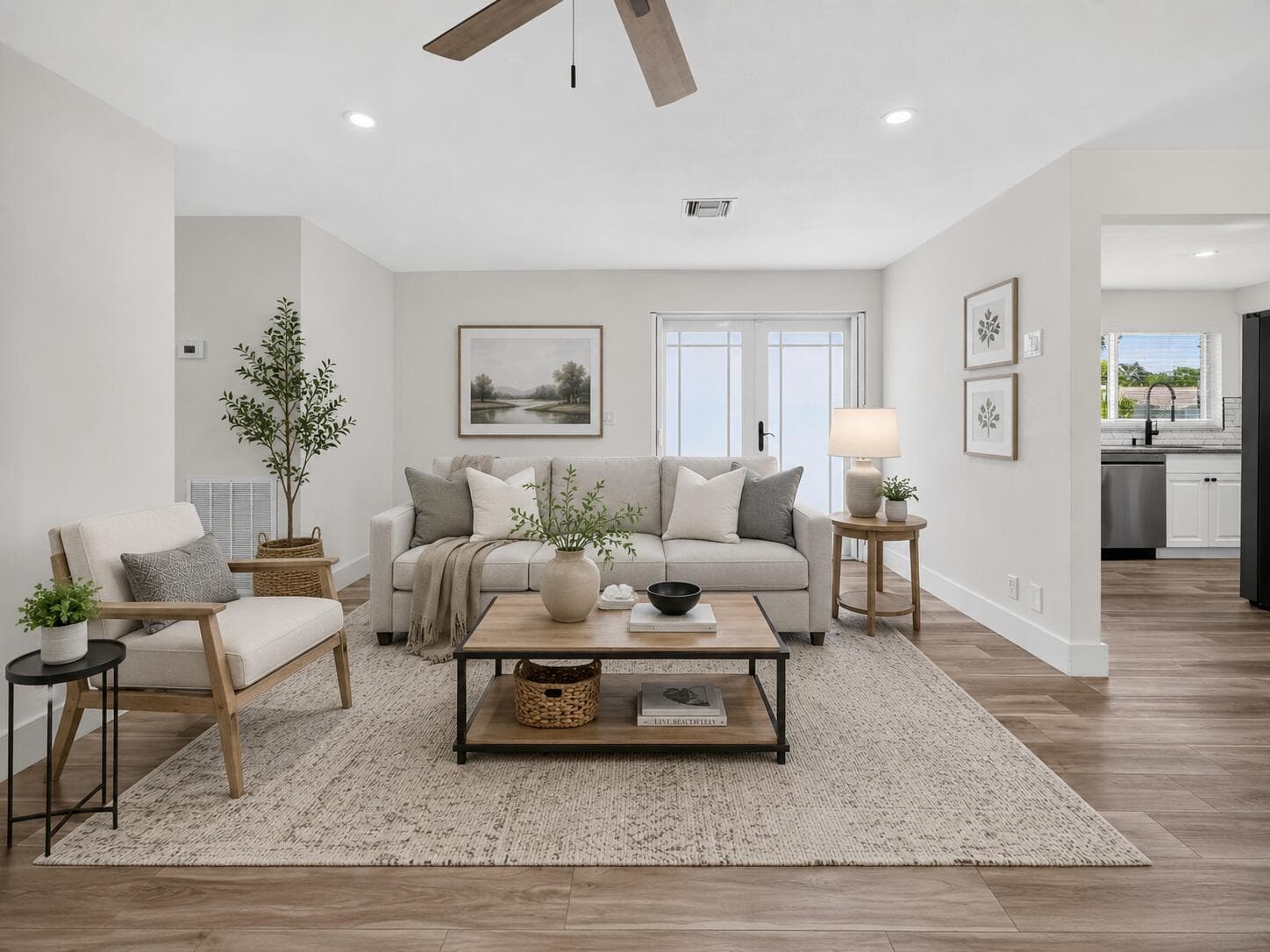 Virtually Staged - Living Room