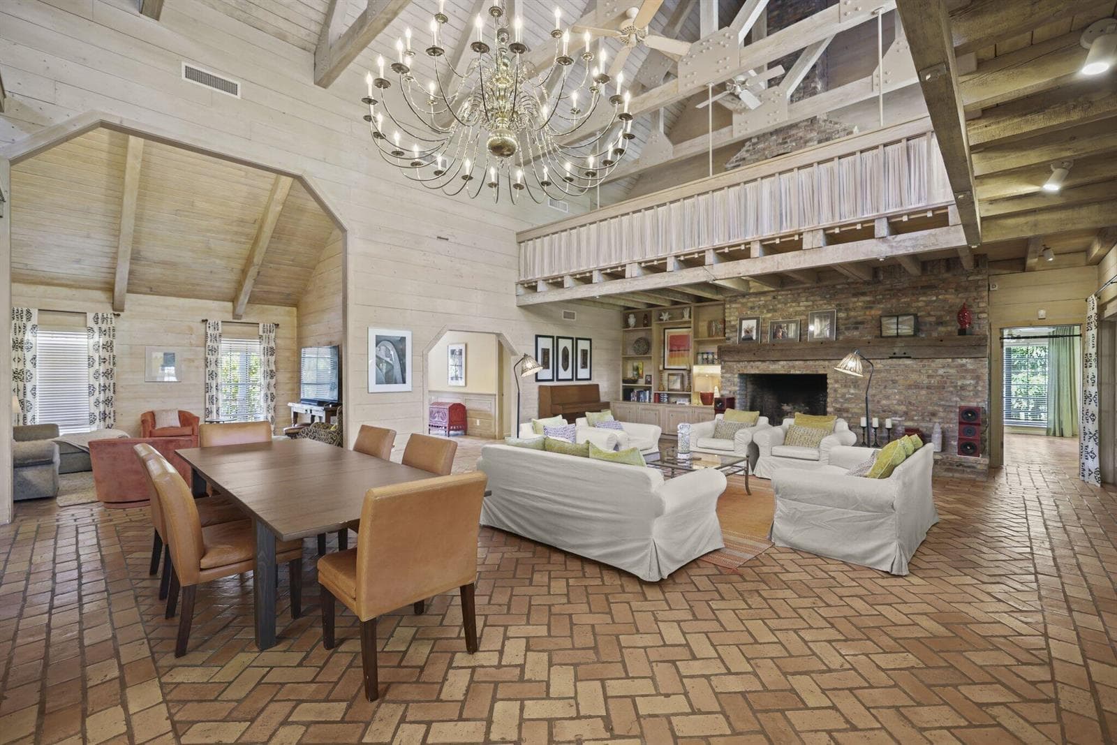Great room seating area