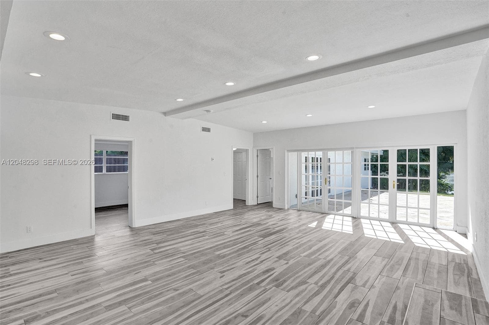 Dining and living room