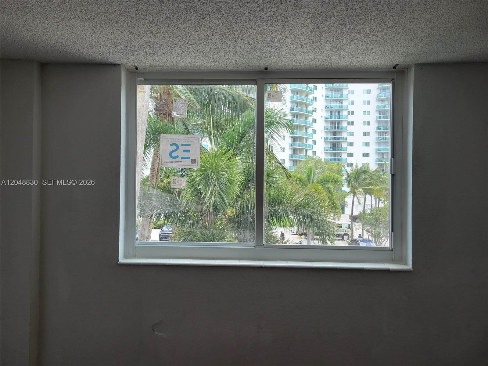 Bedroom 1 New Hurricane High Impact Window.