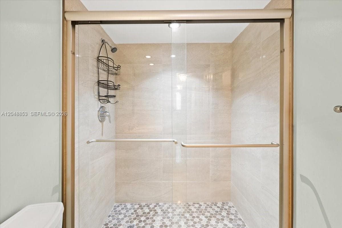 second bathroom nice shower