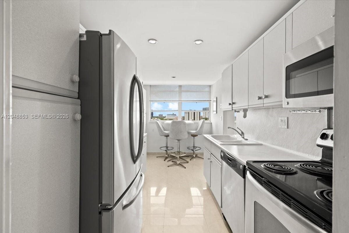 galley kitchen