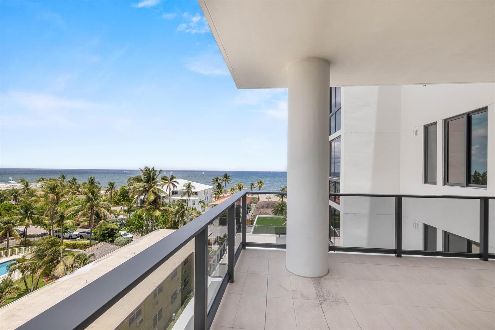 City & Ocean Views