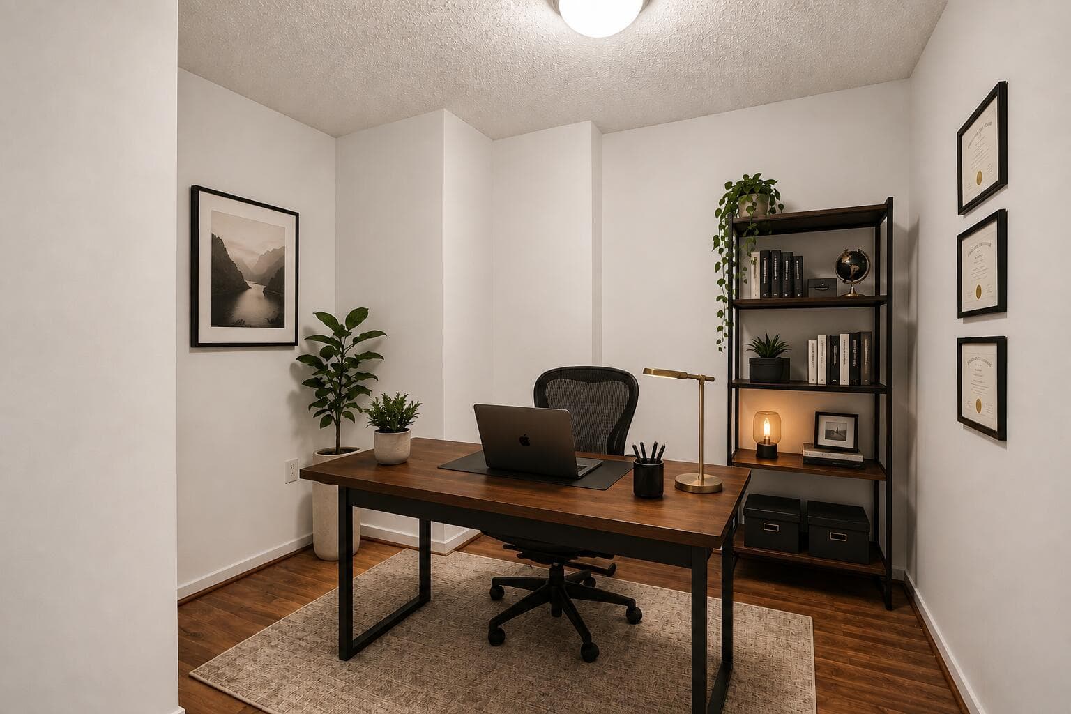 Virtually Staged office