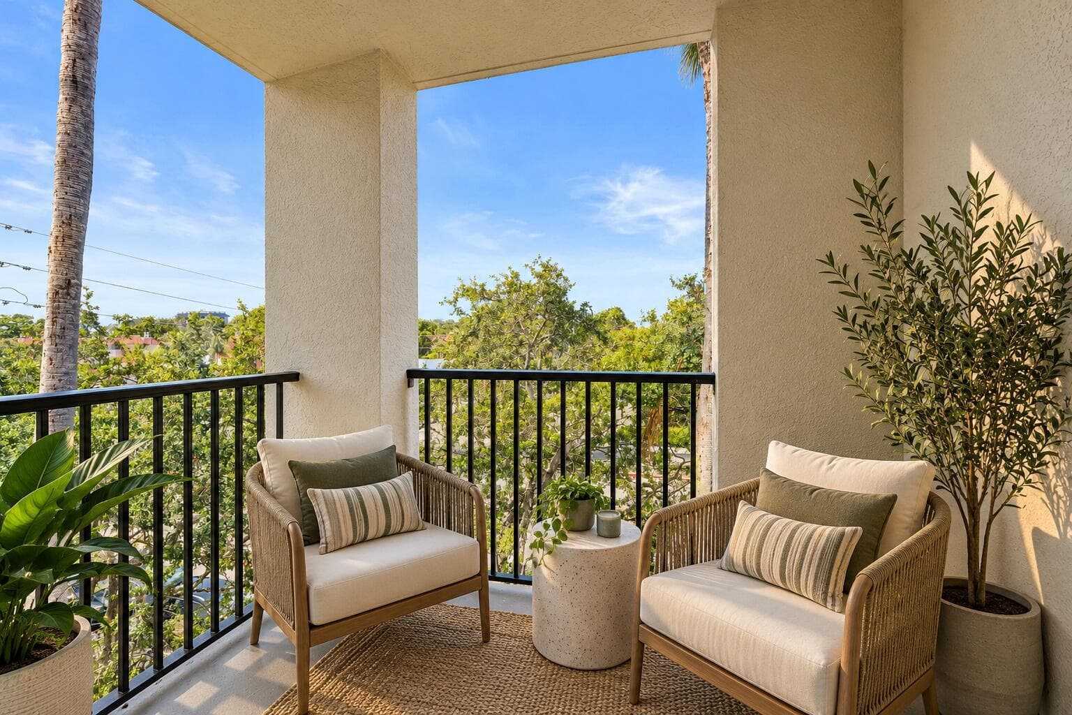 Balcony Virtually Staged