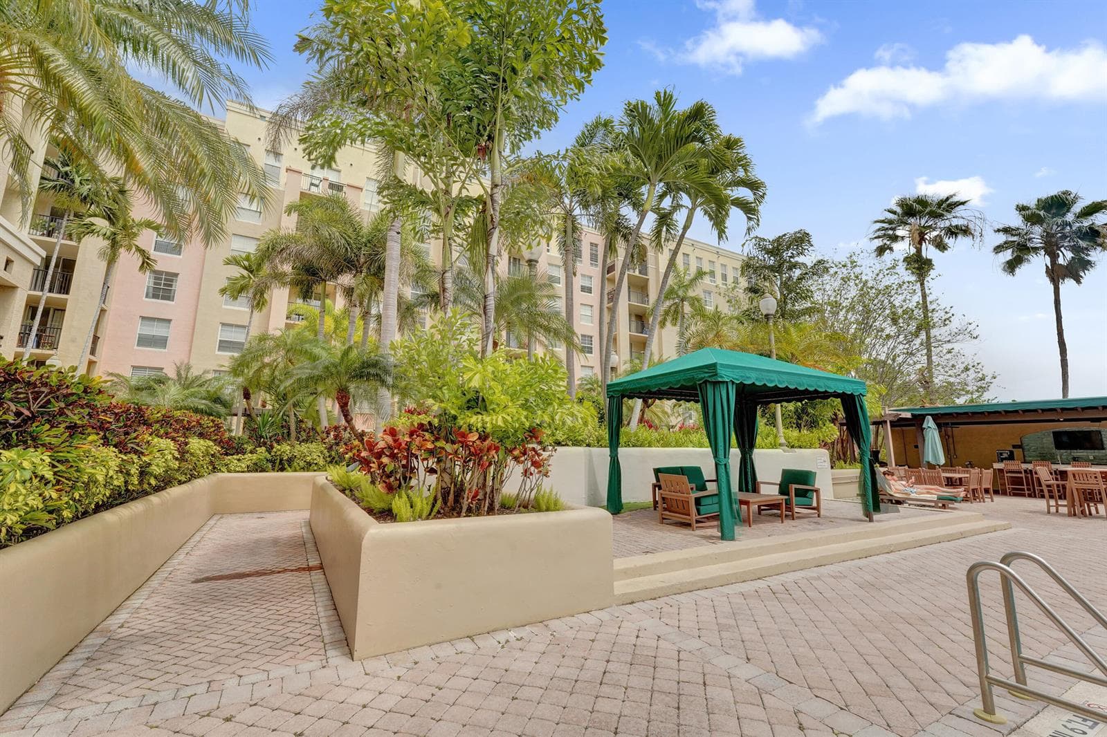 Cabanas by the Pool