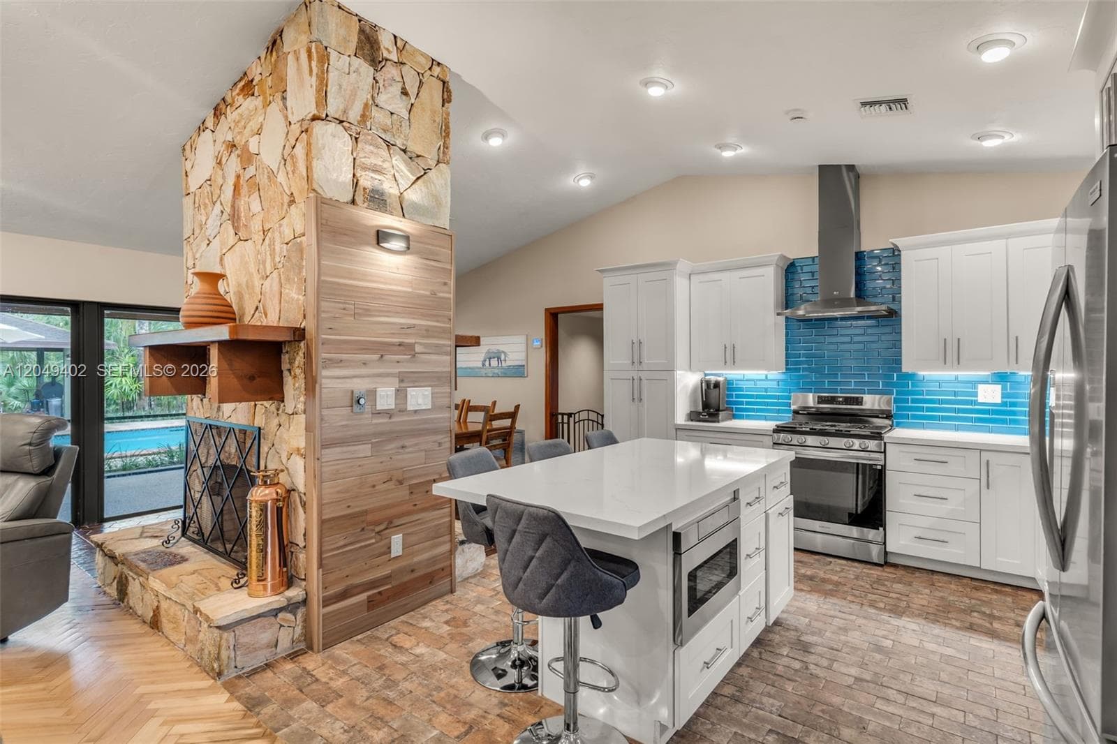 RENOVATED KITCHEN WITH OPEN CONCEPT
