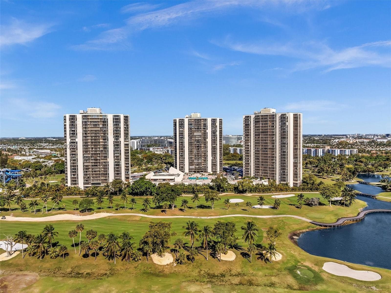 Three Coronado's  towers are located directly on the Turnberry golf course in prime Aventura location