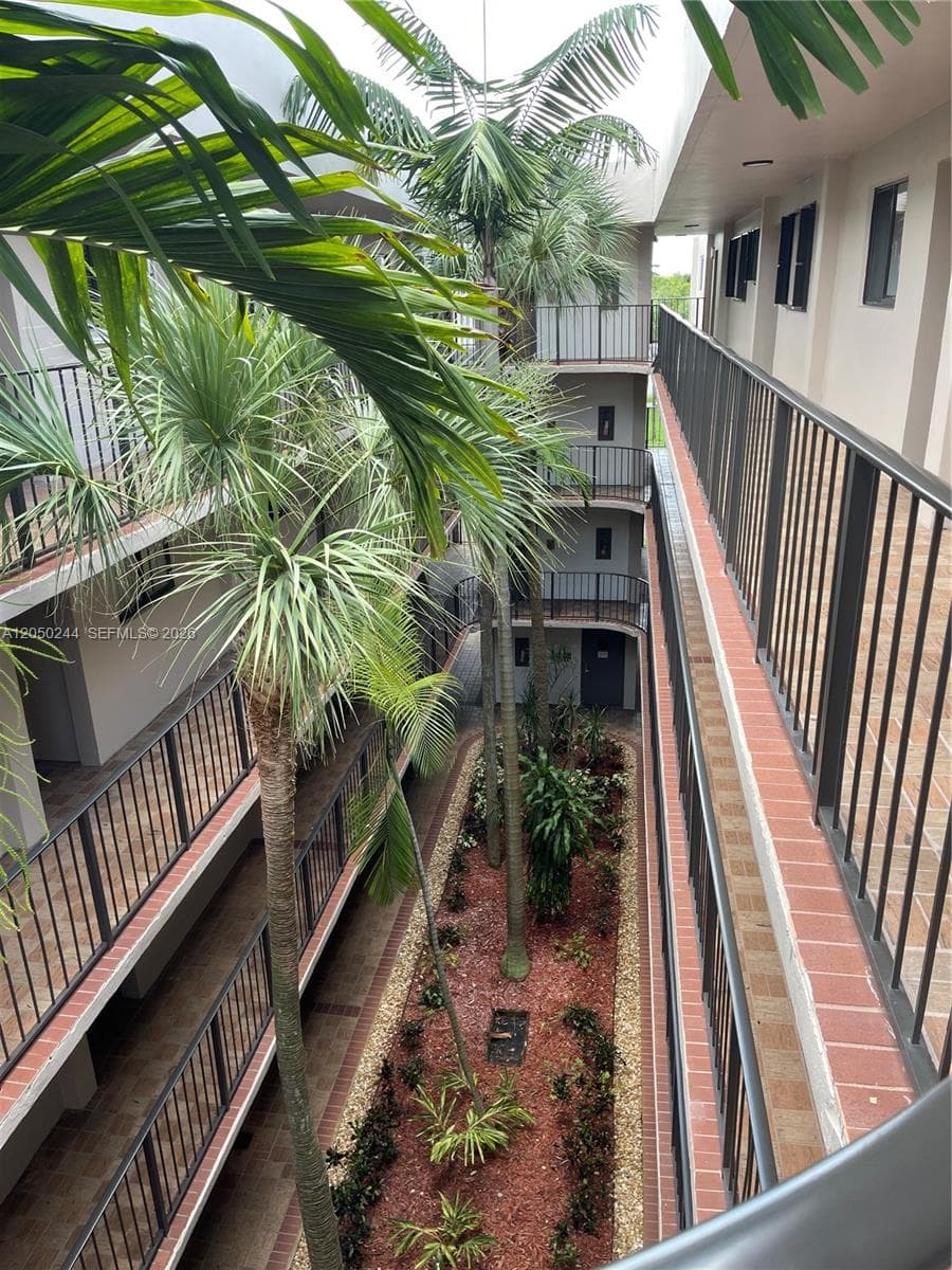view from the front door of the unit