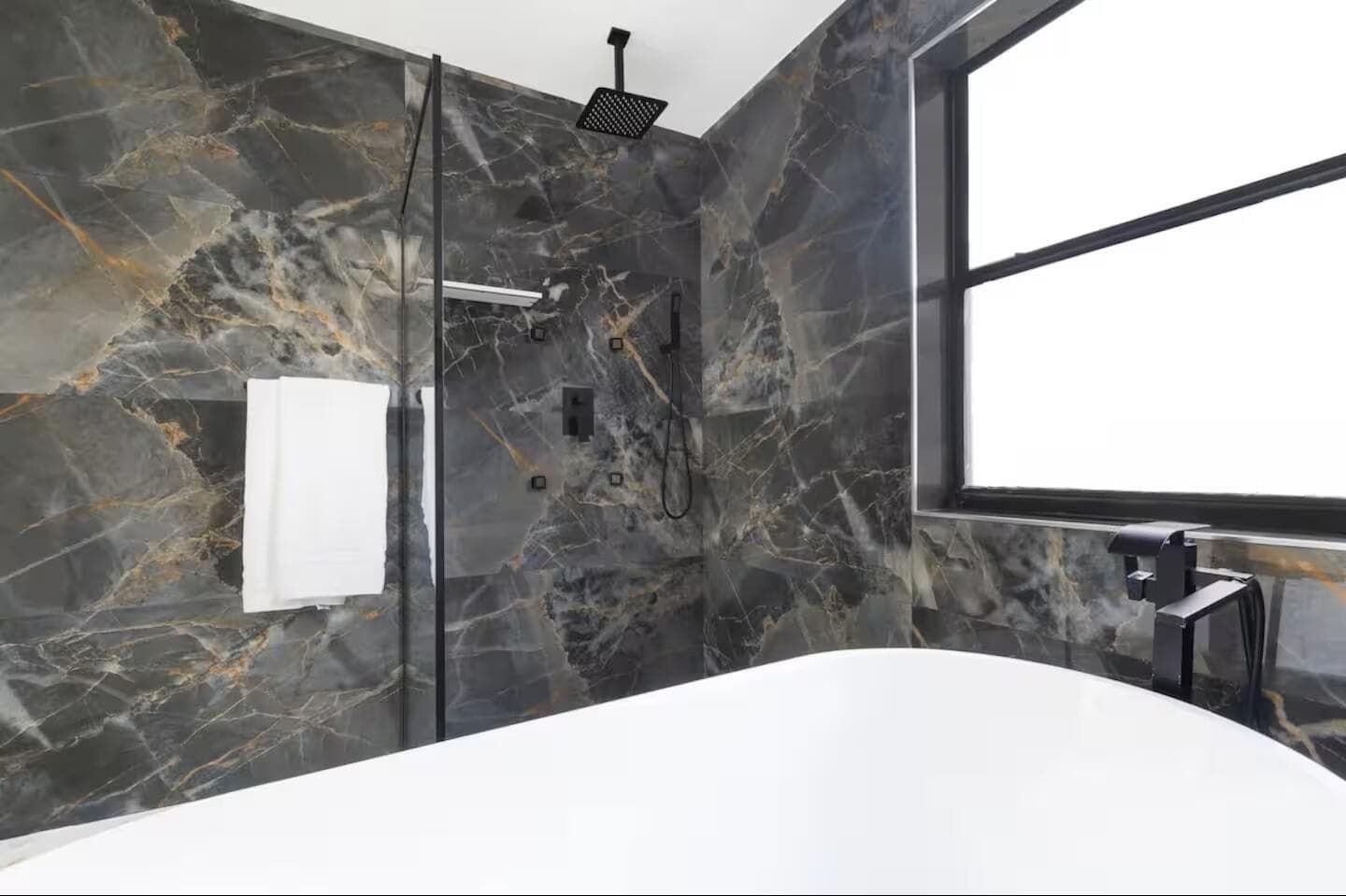 Master shower