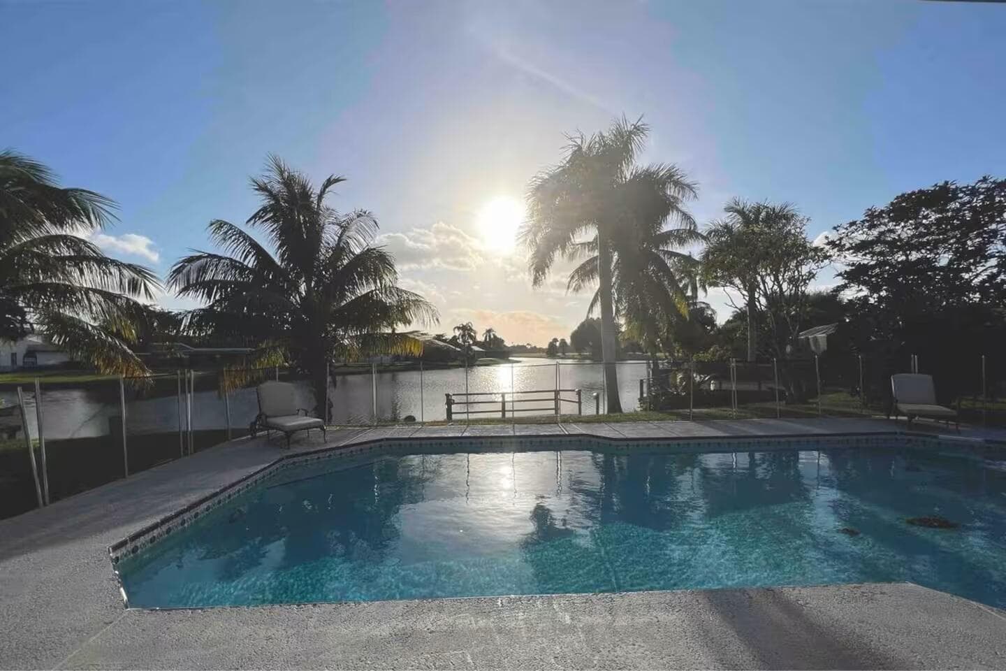 sunset pool