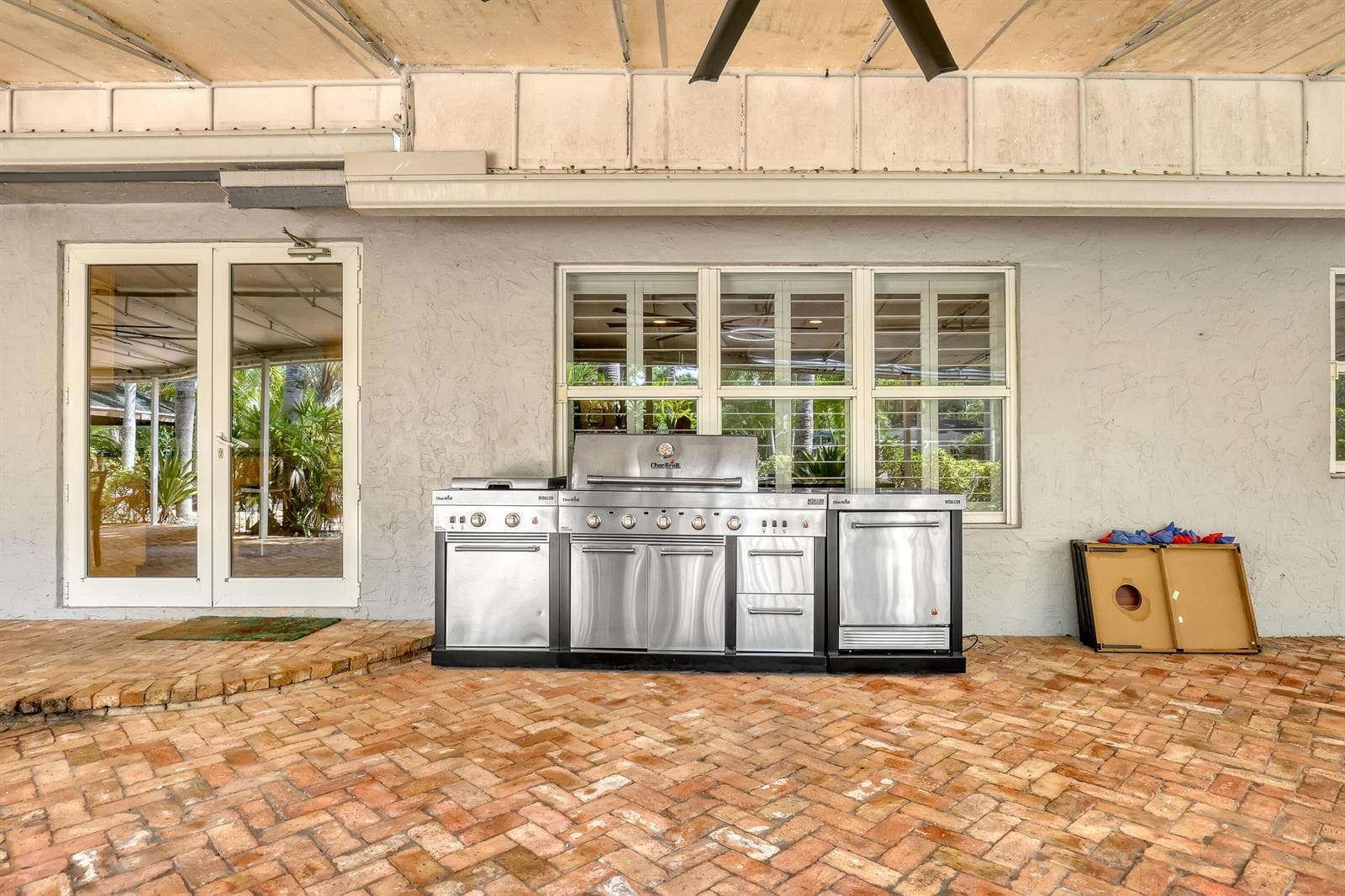 Grill area on Patio