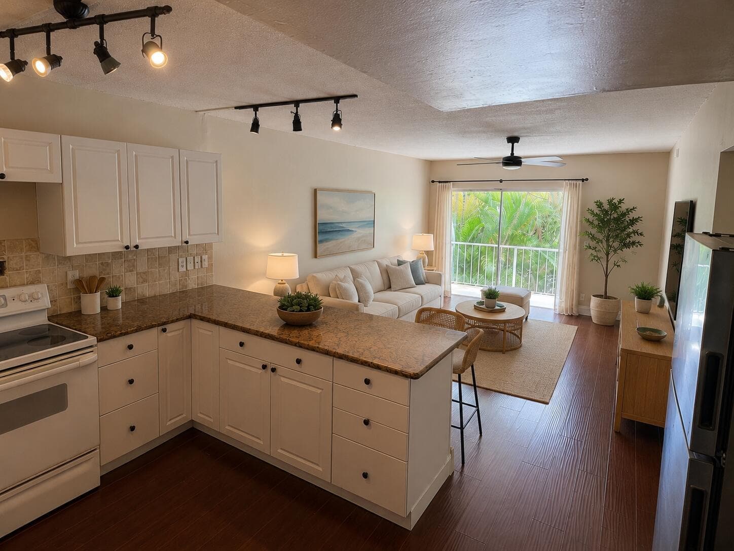 Kitchen staged 2