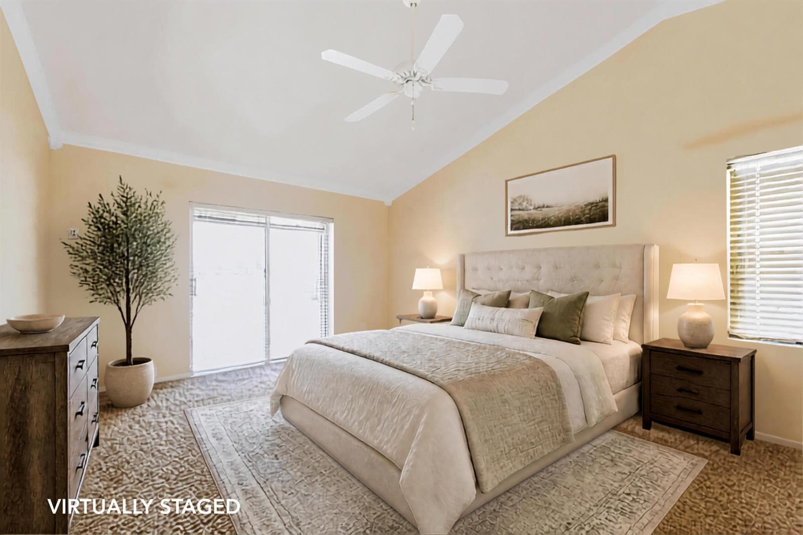 Primary Bedroom - Virtually Staged