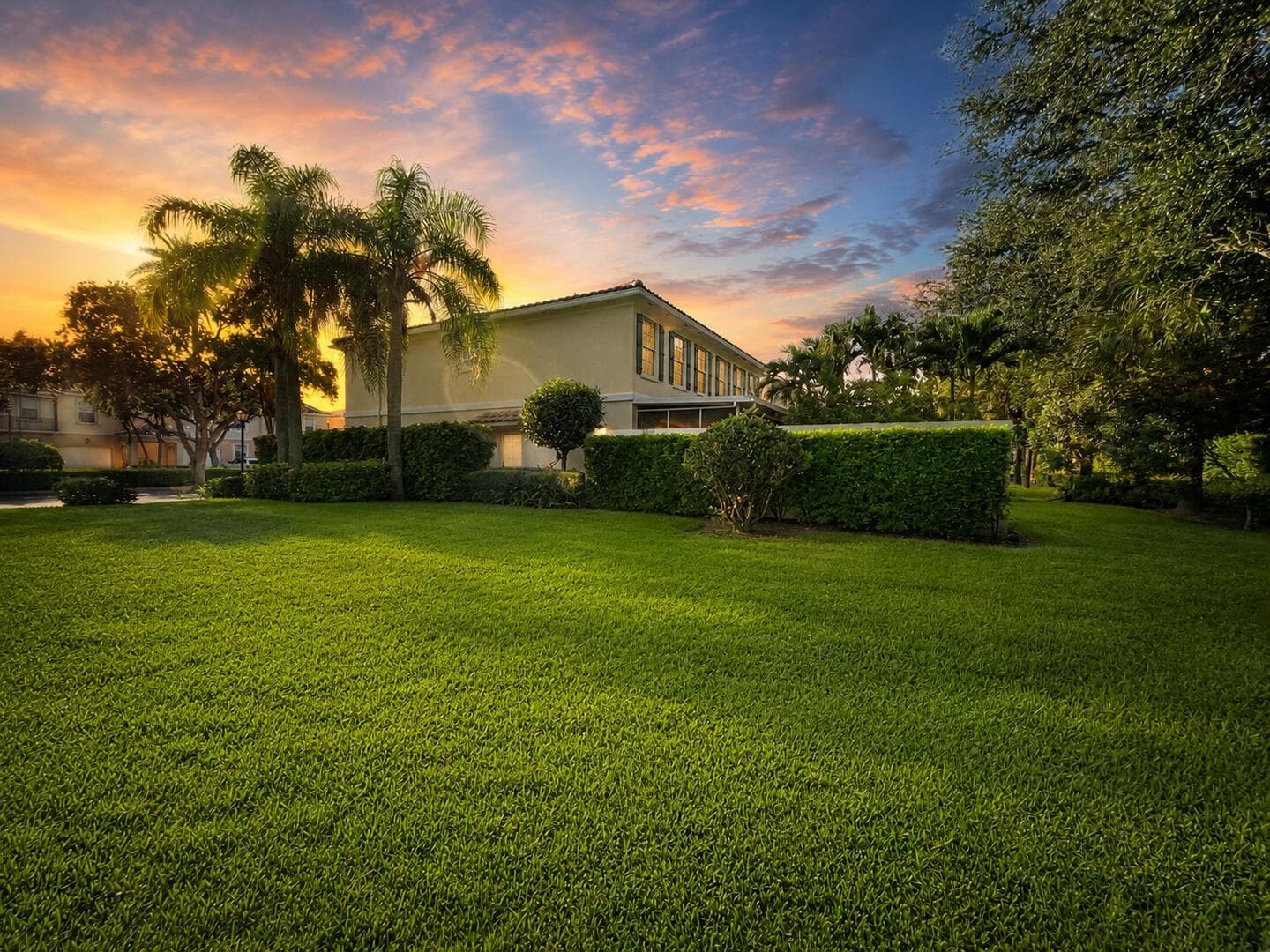 side yard easement wide view