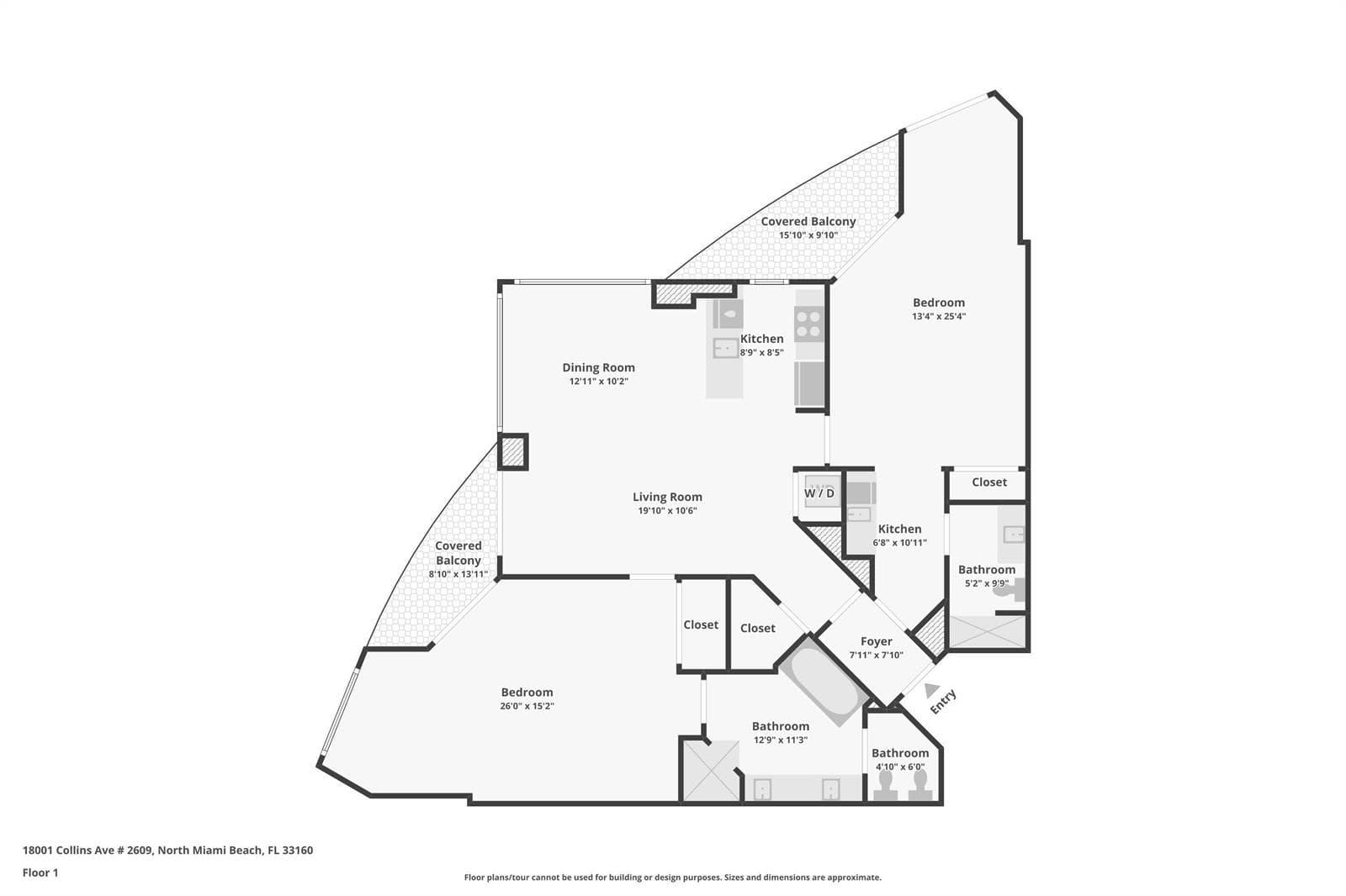 Floor Plan Unit# 2609 A and B_ 18001 Col