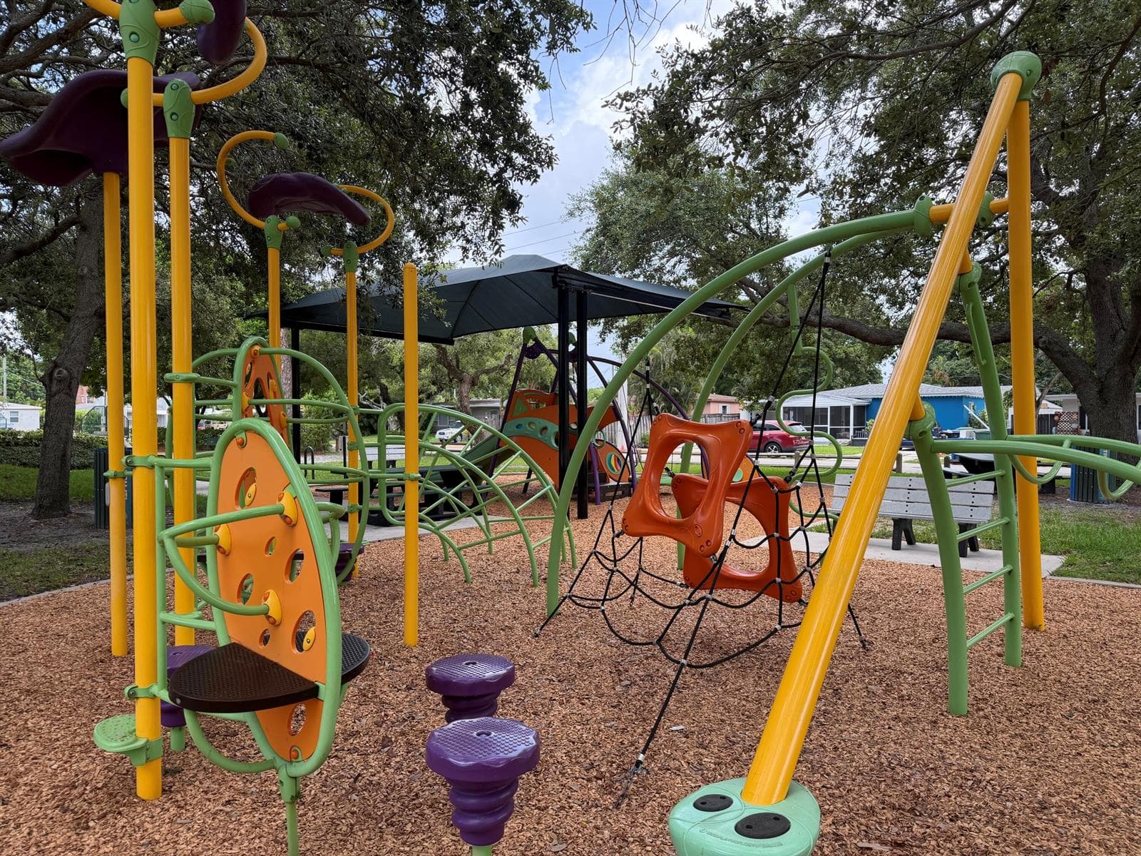 Park across from the property