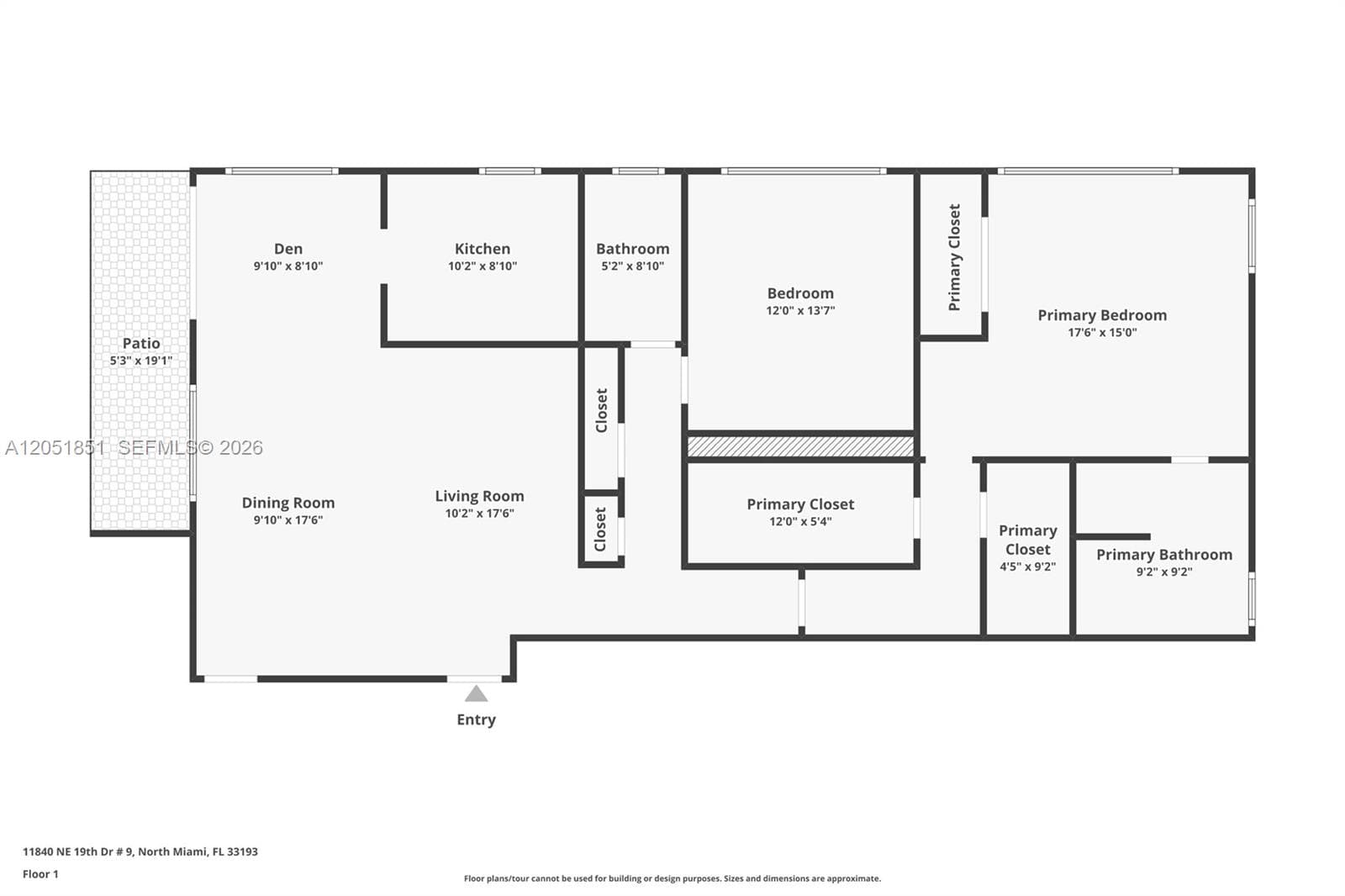 Spacious split floor plan offers privacy and lost of light as corner unit