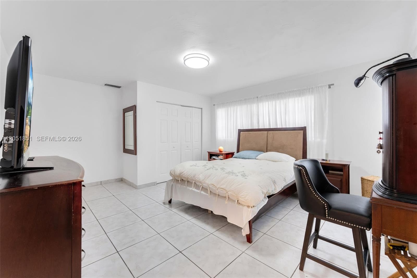 Spacious master bedroom