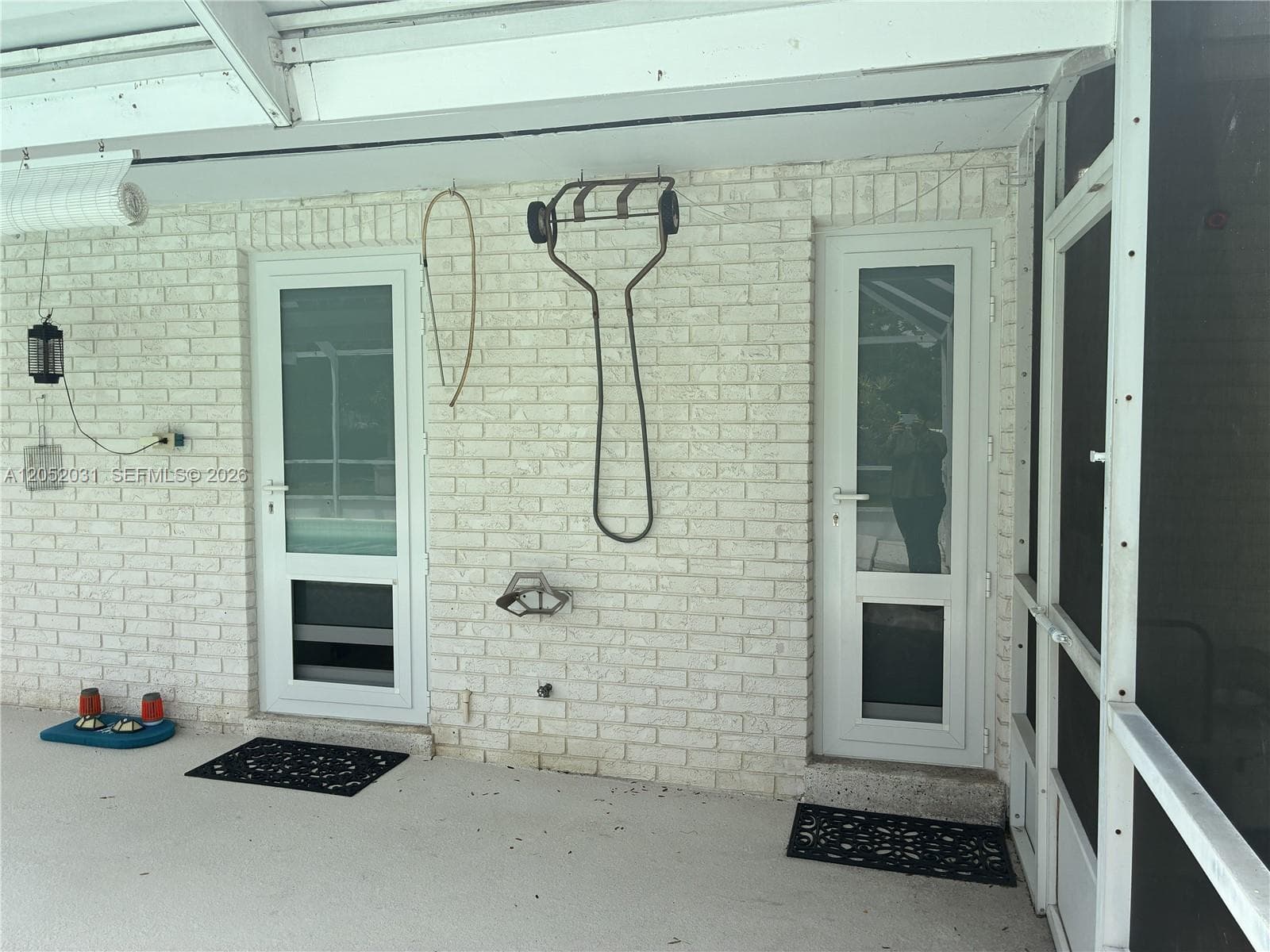 Laundry Door & Master Bath Door