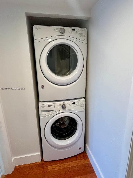 washer and dryer in the unit