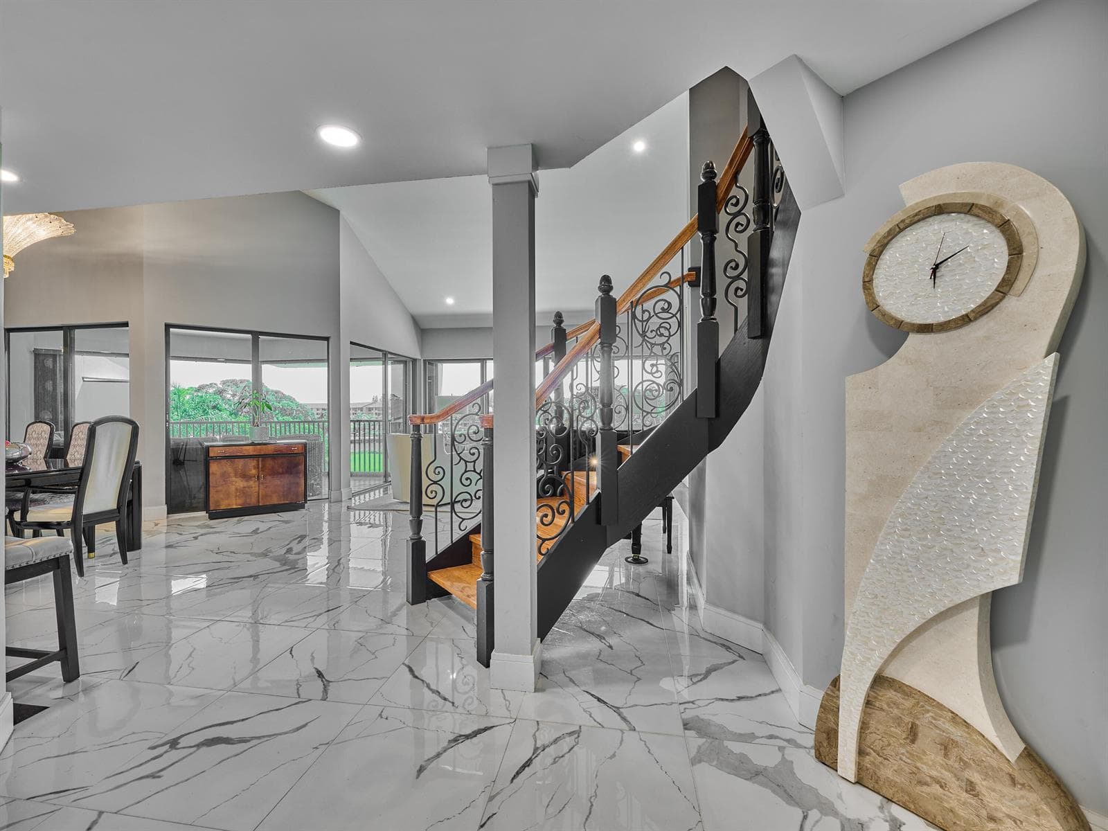 Entry to Living - Balcony