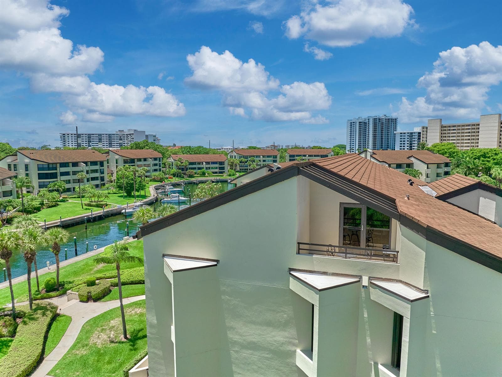 Aerial of Loft Balcony