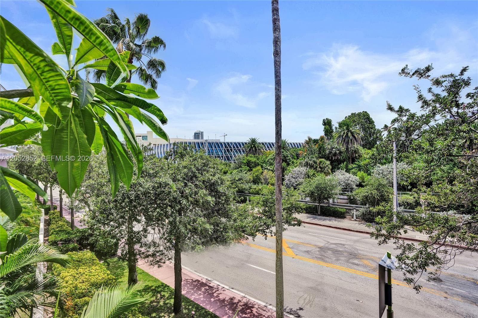 Miami Beach Botanical Garden is across the street