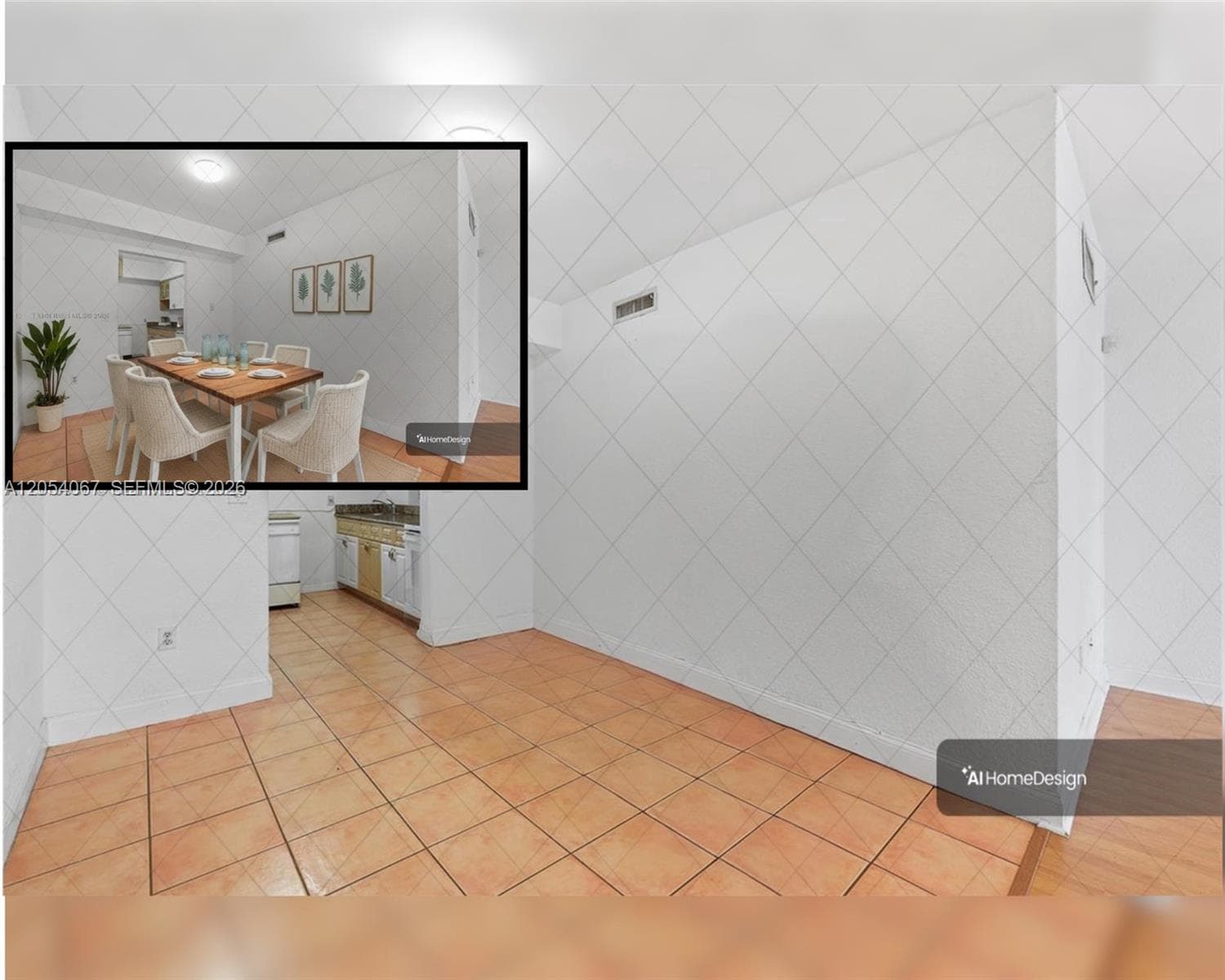Virtually Staged-Before & After