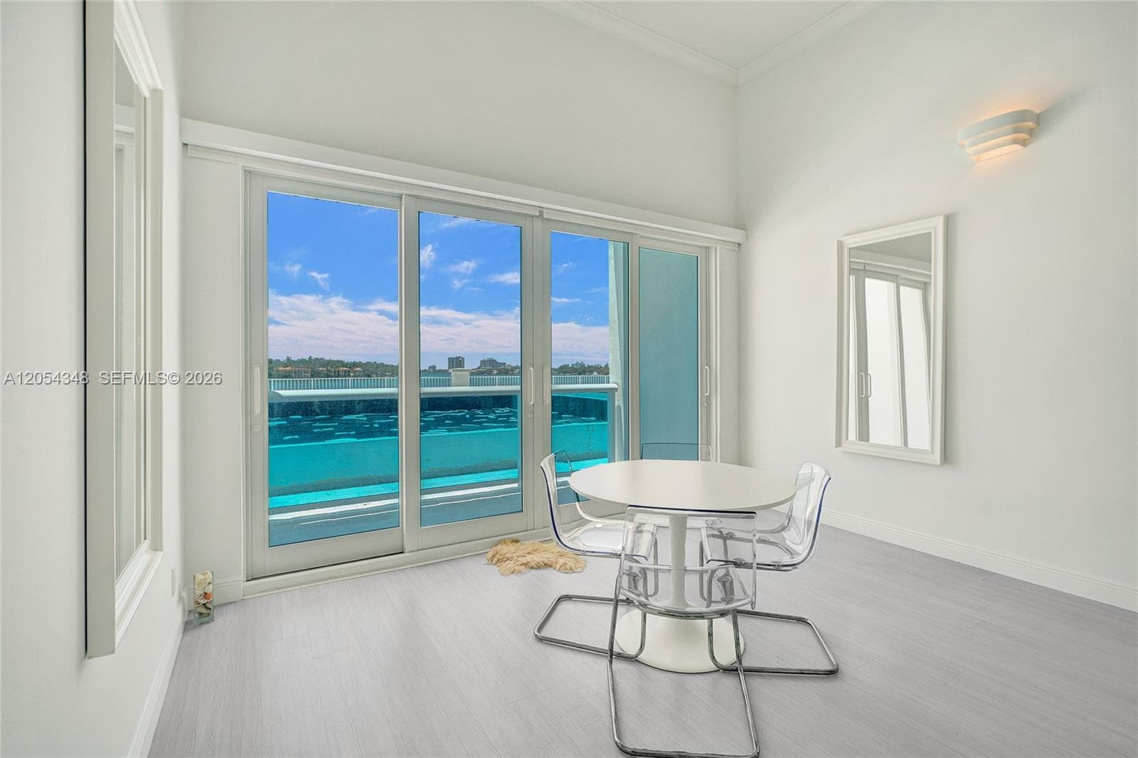 Dining Area Overlooking Vew