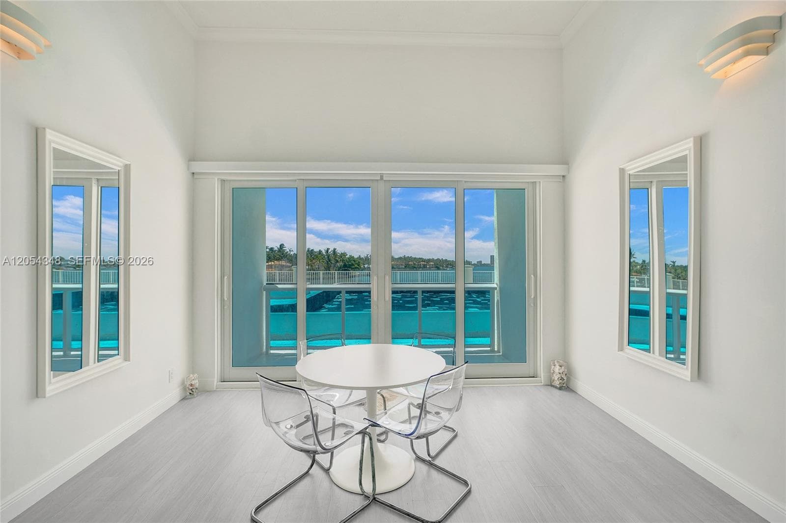 Dining Area Overlooking Vew