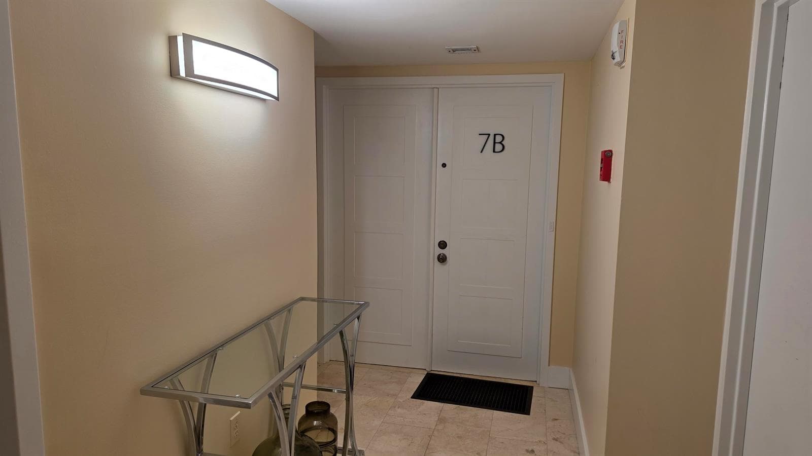 Outside foyer entry