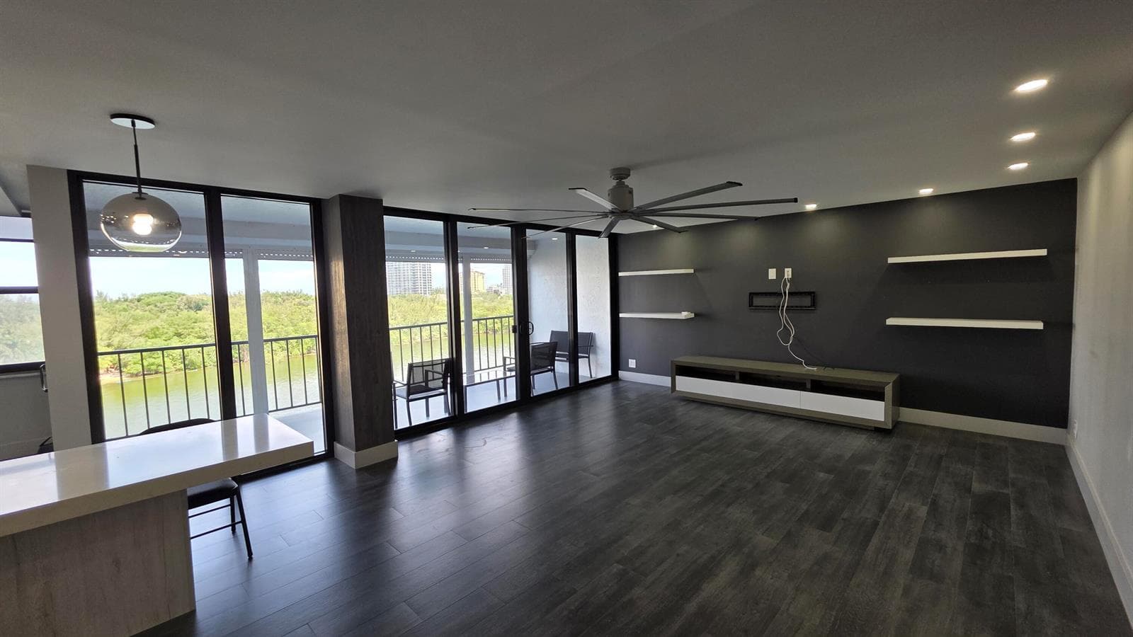 living room view