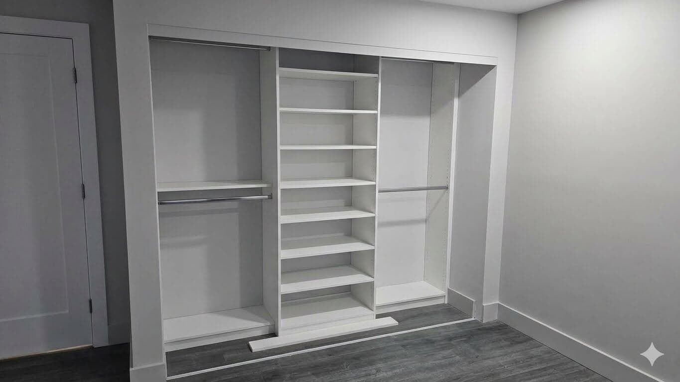 closet organizers in primary