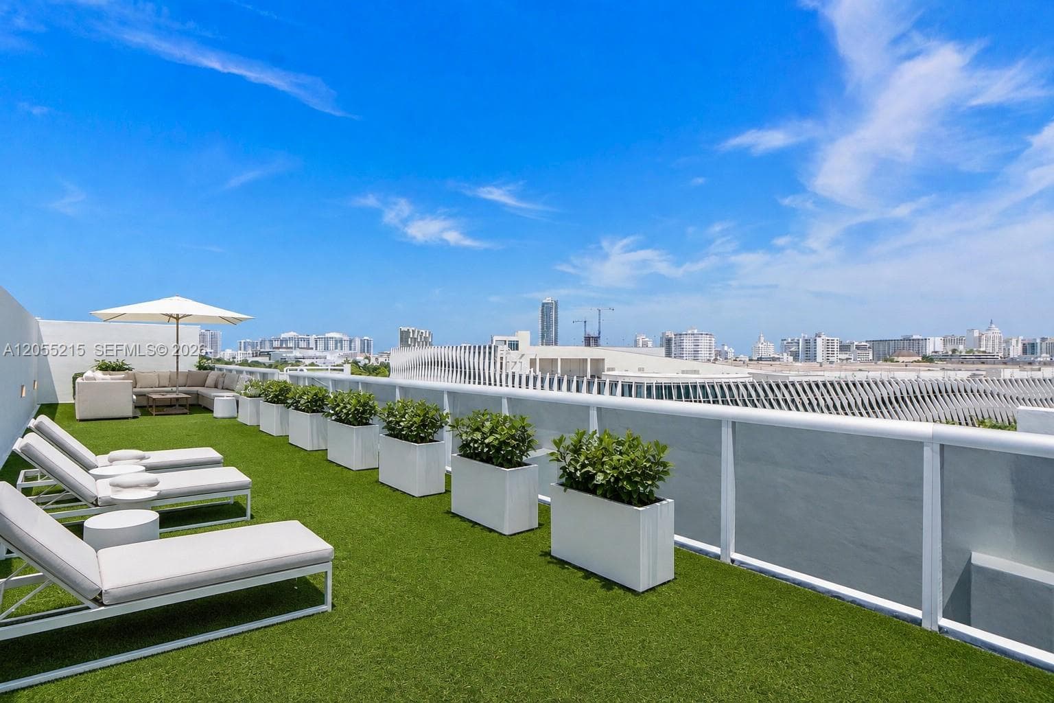 Roof Terrace Virtually staged