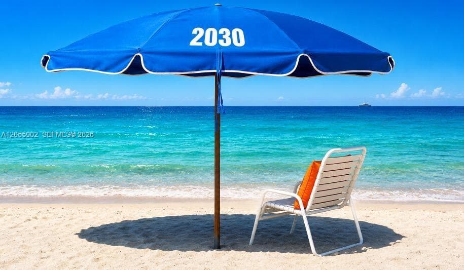 BEACHFRONT SERVICE PROVIDES CHAIRS AND UMBRELLAS