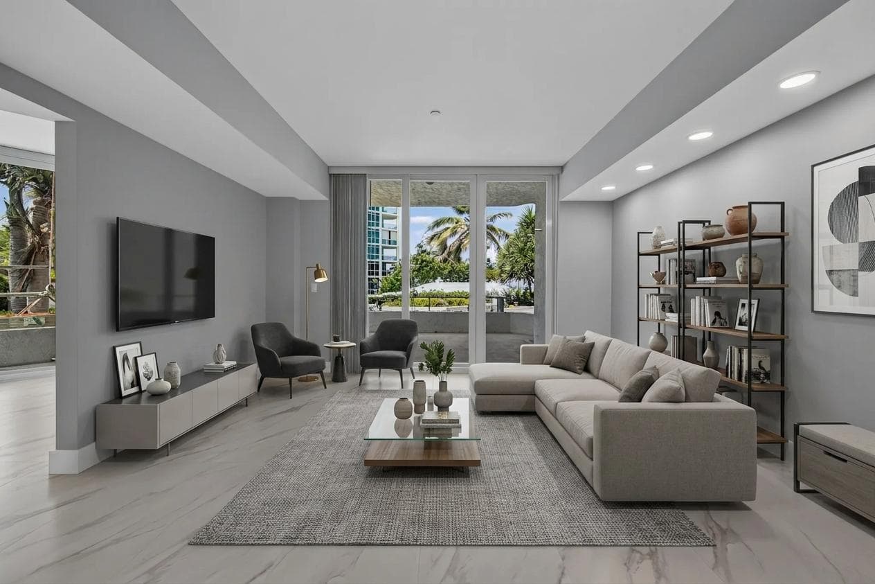 Living room Staged