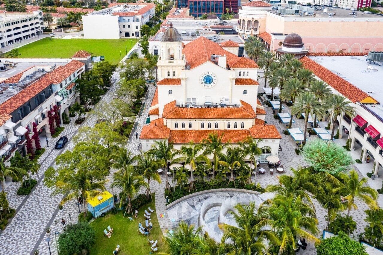 The Square, across the street