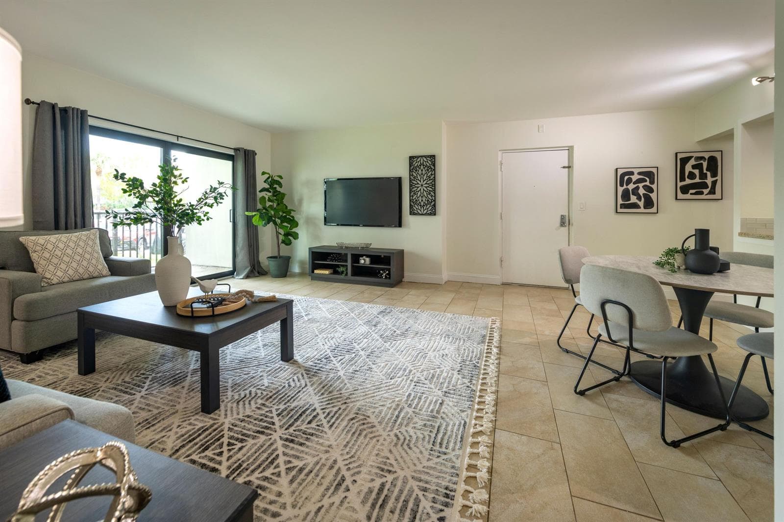 LIVING ROOM AND DINING ROOM 1