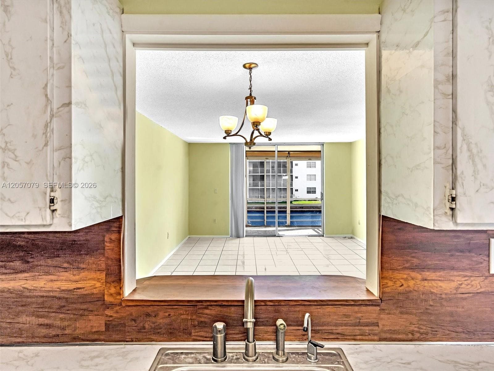View to living room