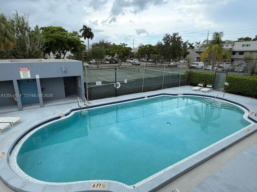 Unit is located near the second community pool