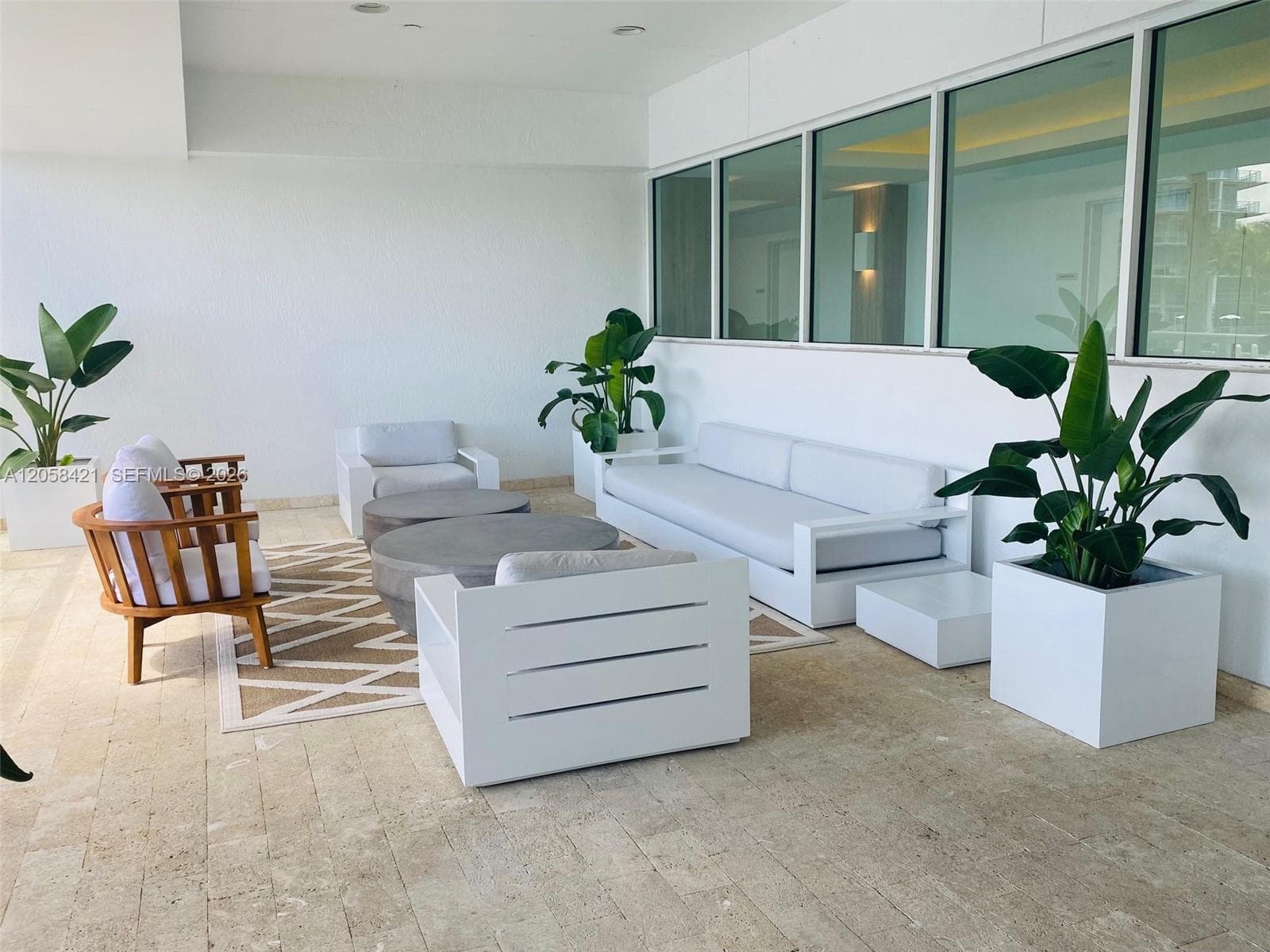 Lobby terrace
