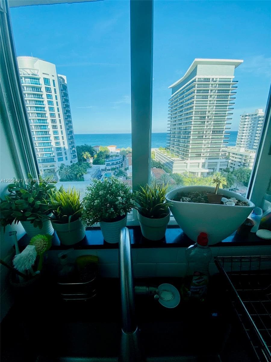 View from kitchen