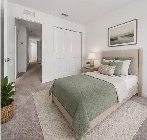 Bedroom #2 (AI Staged)